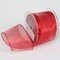 The Ribbon People Scarlet Red Wired Craft Ribbon 2.375" x 27 Yards